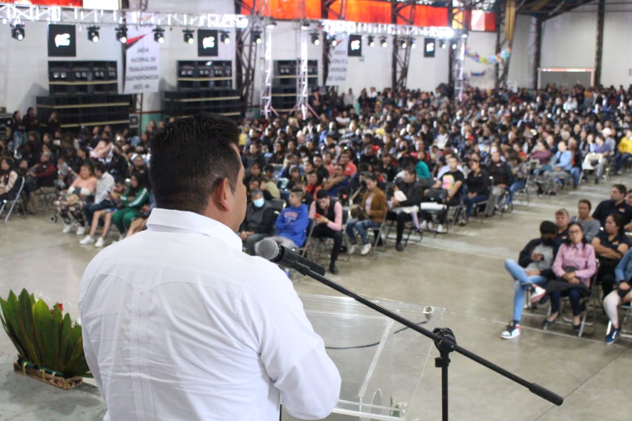 La Cuarta Transformación reivindica la lucha del pueblo obrero: Carlos Augusto